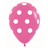 Ballon Polka Dots Fuchsia (1st)